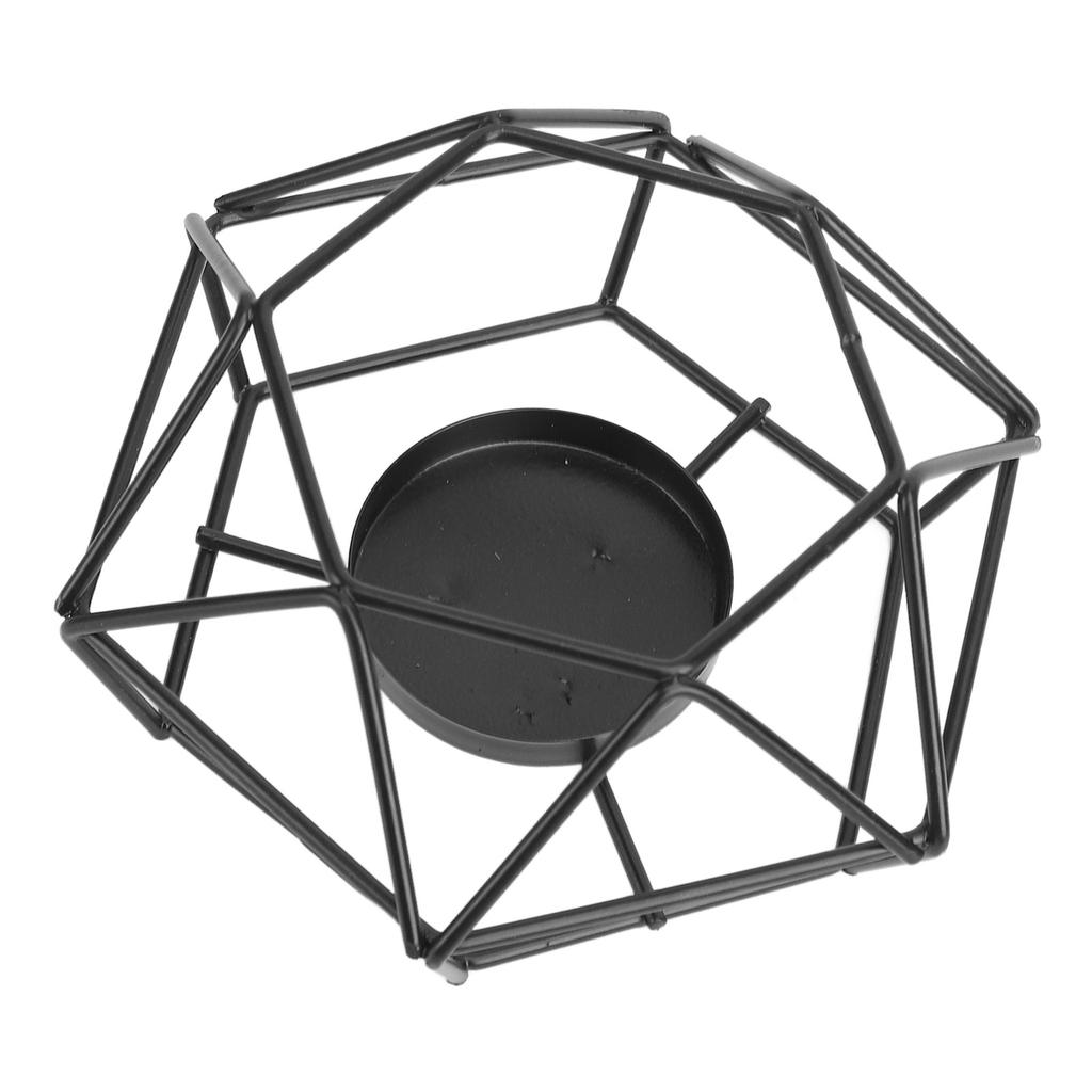 Metal Wire Candle Holder Ins Style Vintage Decorative Candle Stand for Fireplace Side Table Patio