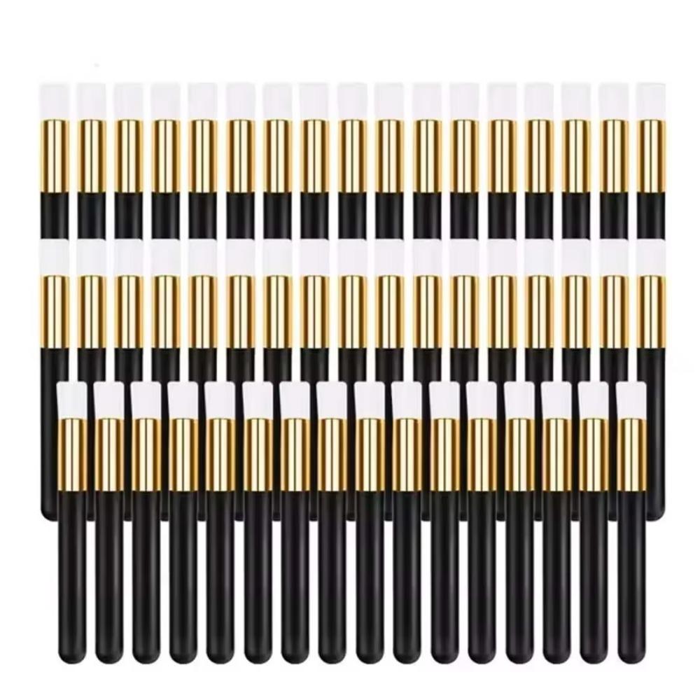 Dual-Ended Lash Shampoo Brush Soft Bristles Eyelash Extension Brush Makeup Tools Facial Cleansing