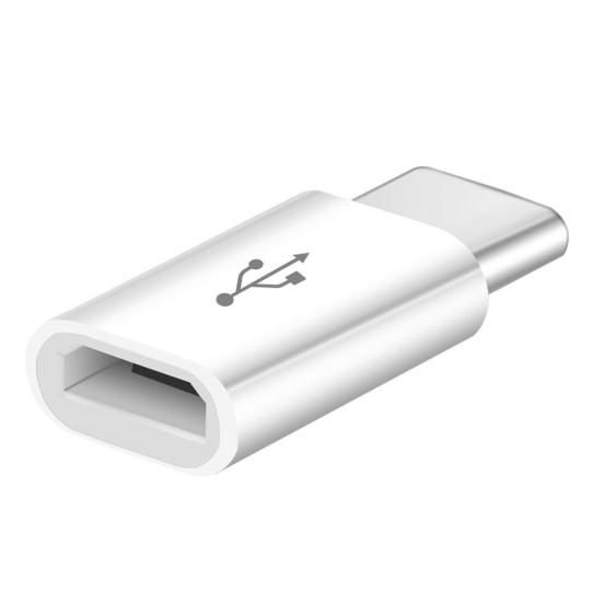 OTG-адаптер Micro USB (розетка) на Type-C (вилка) для телефона, конвертер для зарядки и передачи данных