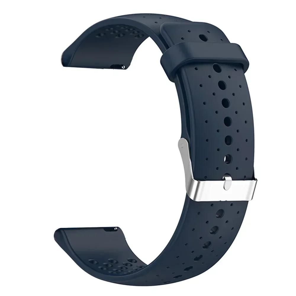 22 мм Силиконовый ремешок для часов для SUUNTO 9 PEAK PRO DLC / 5 PEAK Наручные ремешки для SUUNTO RACE S/OCEAN/VERTICAL Спортивный дышащий ремешок