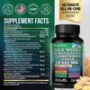 Sea Moss Dietary Supplement, With Vitamin, Turmeric, 120 Capsules Per Bottle