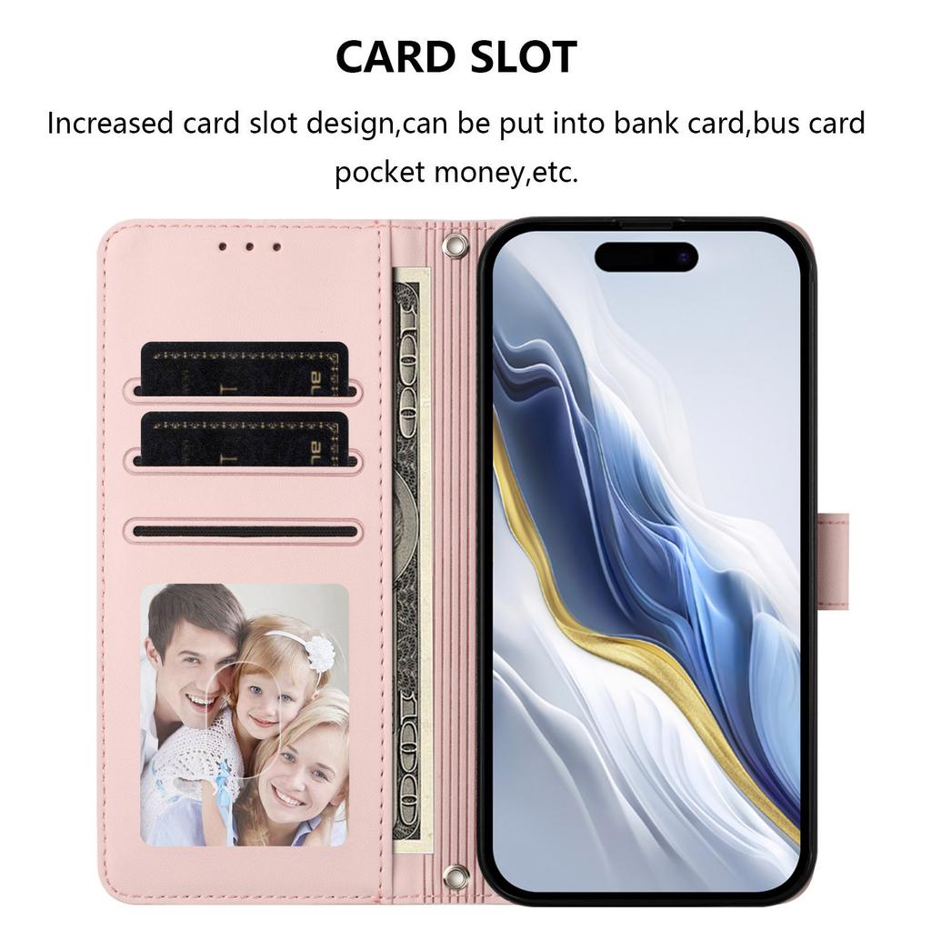 Leather Flip Case For Samsung Galaxy A17 A16 A15 A14 A13 A12 A07 A06 A05 A05S A04 A04S A04E A03 Core 4G 5G Business Cover Card Wallet Phone Solid