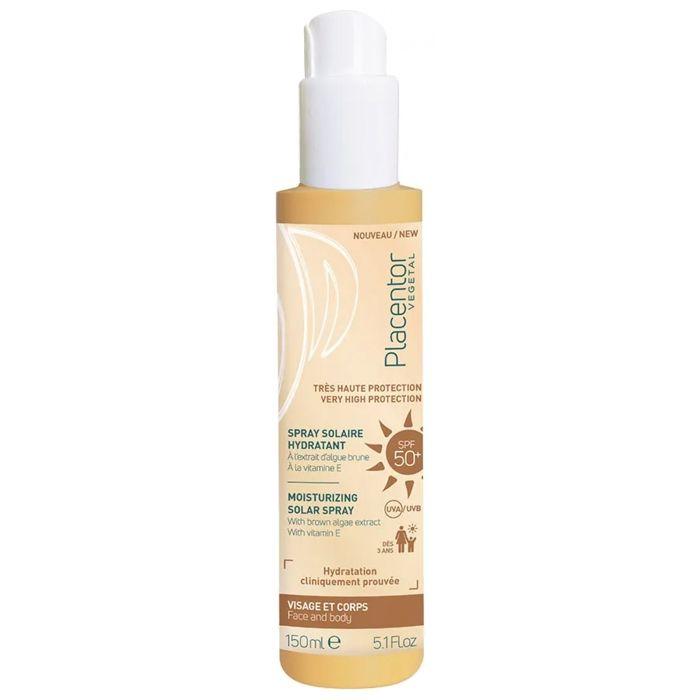 Placentor Végétal Spray Solaire Hydratant Visage et Corps SPF 50+ 150 ml