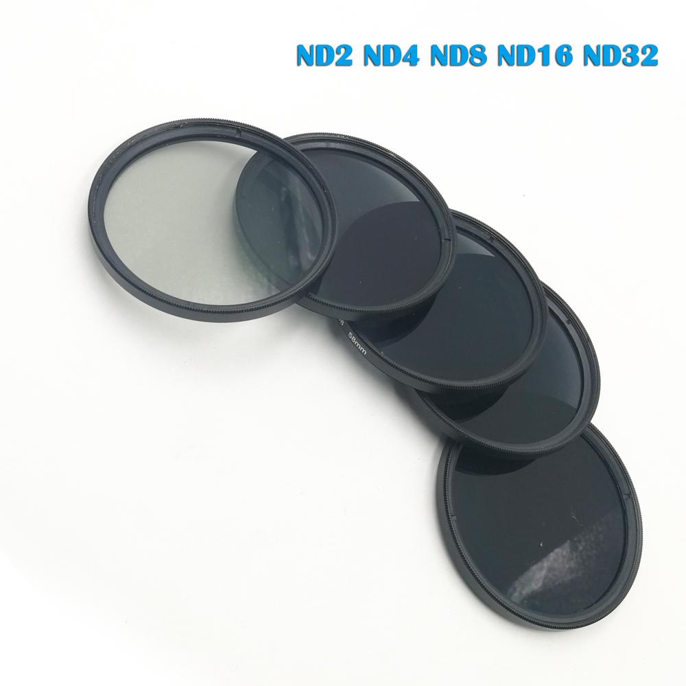 37 49 52 55 58 67 72 77 82 мм Нейтральный Фотографический Плотности ND 2 4 8 16 32 Фильтр Объектива Камеры для Canon Nikon Sony Камеры
