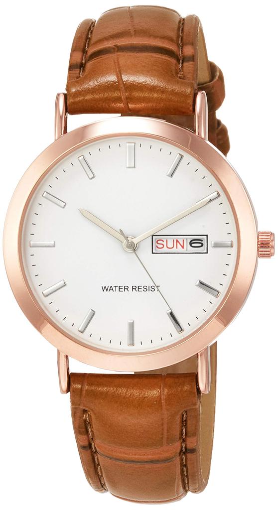 ARIAS Amalfi Dia A44M04 White Dial Brown Leather