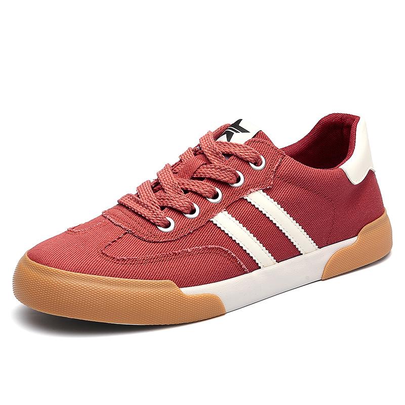 Men'S Shoes Trendy Fashion Casual Men'S Shoes Cloth Surface Low-Top Flat Bottom Comfortable Board Shoes