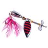 9,9 г блесна, вращающаяся металлическая блесна, длинное бросок, прочное перо, трехкрючок, твердая металлическая приманка для форели