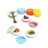 18 Pieces Compact Macaron Jewelry Holder Storage Box Macaron Jewelry Box Plastic Material Great for Travel and Home Use