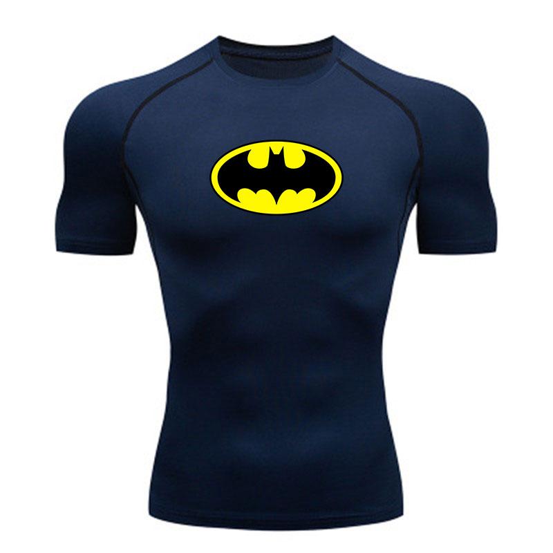 Men's Compression Workout T-Shirt, Breathable Quick Dry Athl