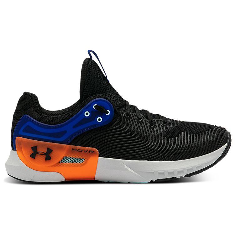 Under Armour Hovr Apex 2 Амортизация Прочные Дышащие Низкие Тренировочные Кроссовки Мужские Кроссовки Черные Синие Оранжевые 3023007-003