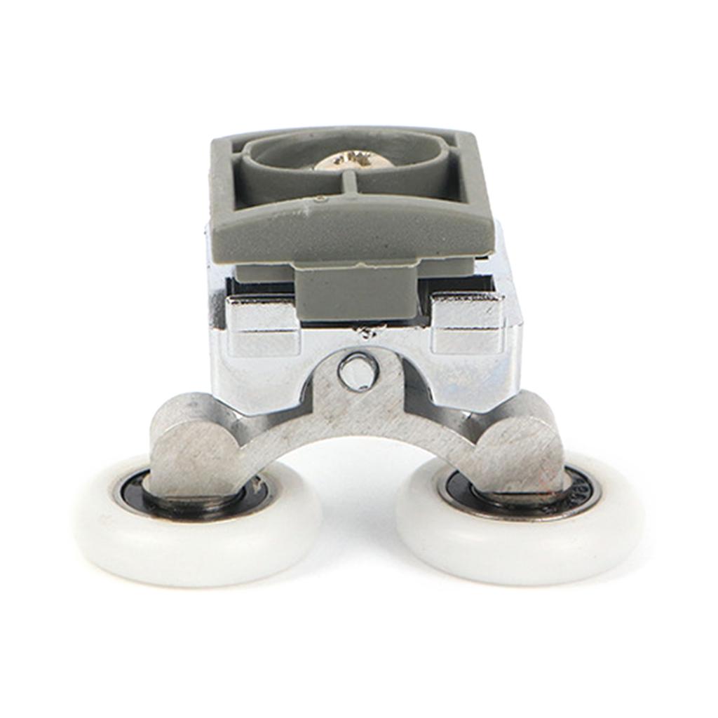 4 шт./компл. Прочные ролики для раздвижных дверей, Универсальные ролики для душевых дверей, Регулируемая высота и плавный ход для стеклянных дверей