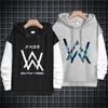 Худи Alan Walker Faded Мужское Женское Поддельное Двухслойное Свитшот Повседневная Уличная Одежда