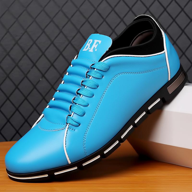 Man Casual Leather Shoes Spring Autumn New Fashion Leather Shoes British Style Men's Business Shoes Flat Working Footwear