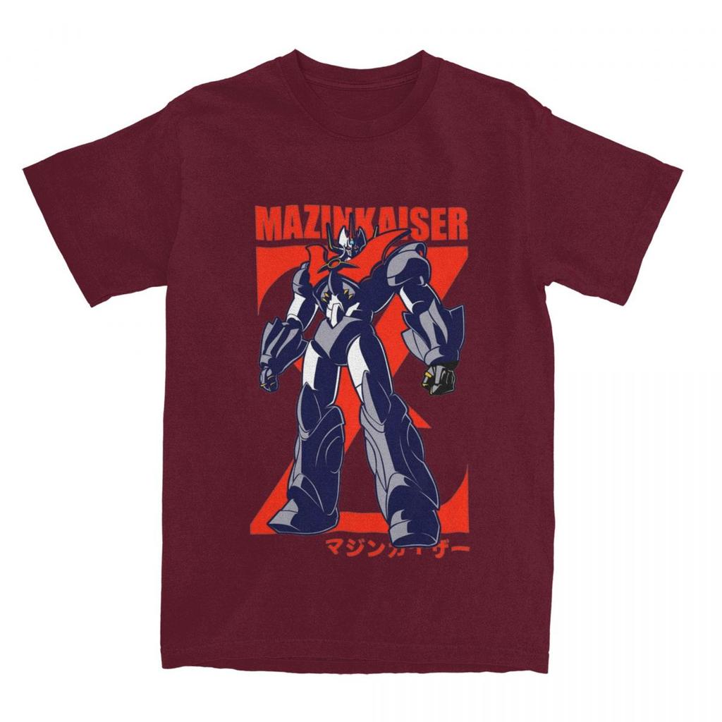 221 Mazinkaiser Full TShirts for Men Women Mazinger Z Humor 100 Cotton Tees Crewneck Short Sleeve T Shirts New Arrival Tops