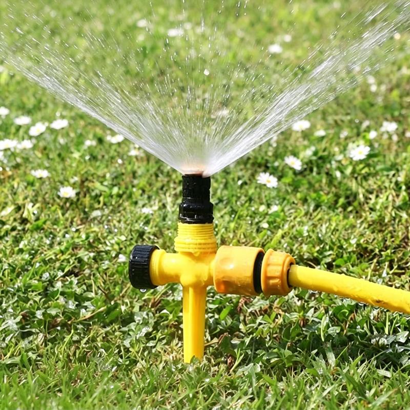 6PCS Adjustable Rocker Impact Sprinkler Garden Agriculture Watering Nozzle Lawn Irrigation Watering 360 Degrees Rotary Jet