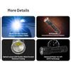 Nitecore EDC35 Torch Flashlight Camping USB-C Rechargeable 5000 Lumens with 550m High-Intensity LED Beam Distance for Hiking