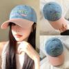 Denim Peaked Cap Korean Snapback Cap Casual Letter Baseball Hat  Streetwear