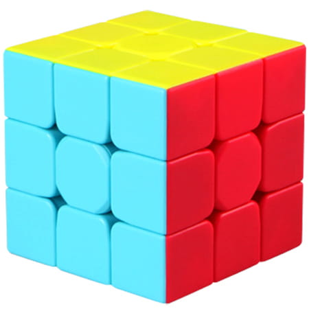 Logical puzzle original cube arrangement 3x3x3 colorful accurate fast