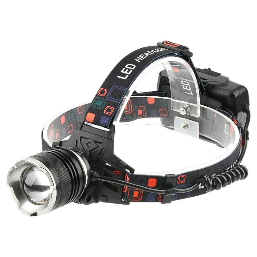 High Power LED USB Rechargeable Headlamp 3 Lighting Modes Zoomable Head Lights Outdoor Activities