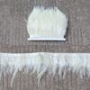 Feather5 10Meters Rooster Feather Trim 8-13CM Colored Chicken Feathers Ribbon  3-5" Saddle Pheasant Feathers Trim Fringe