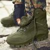 New Men Tactical Boots Waterproof Anti-Slip Safety Hunting Hiking Shoes Brand Unisex Male Army Boot Motorcycle Climbing Shoes