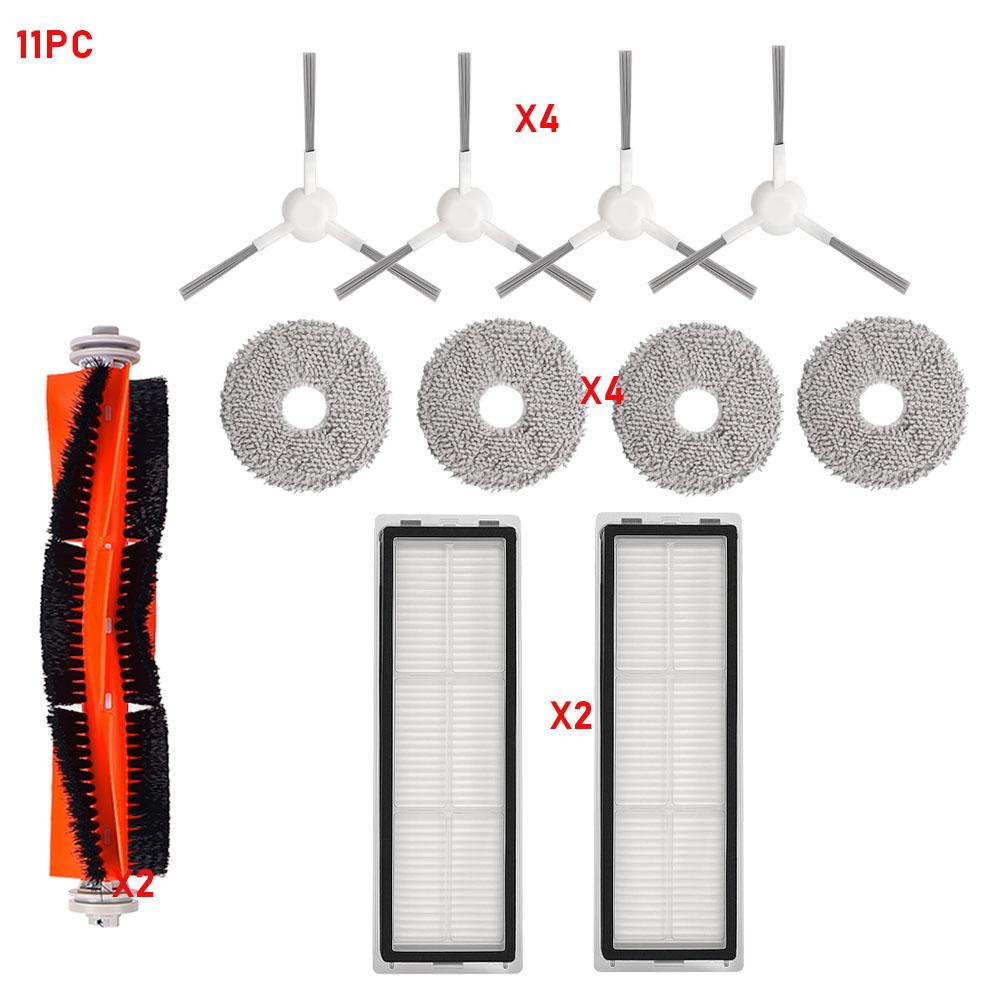 For Xiaomi S10+ S10 Plus B105 S20+ S20 Plus B108GL Robot Vacuum Cleaner Accessories Roller Side Brush Hepa Filter Mop Cloths