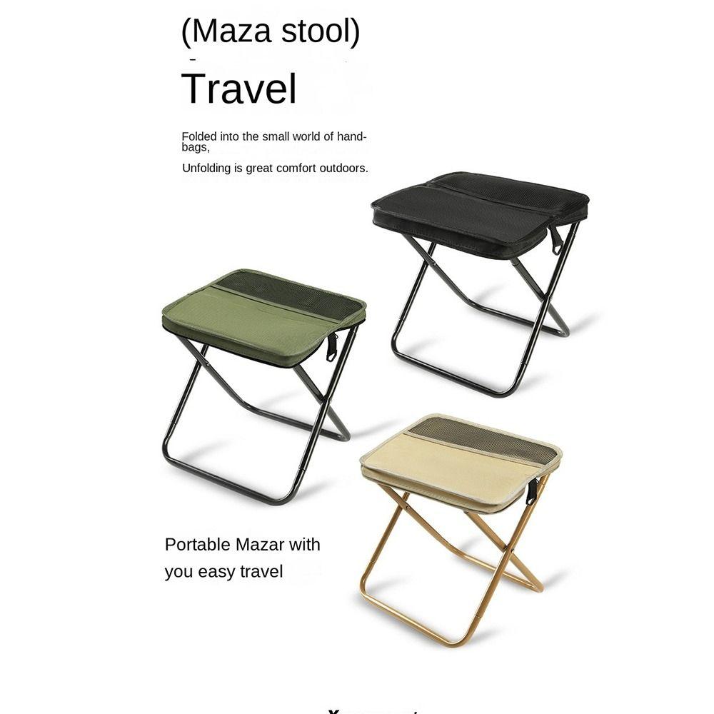 Strong Load-bearing Sports Folding Chair Wear-resistant Pencil Case Stool Picnic