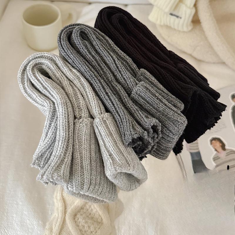 Женские осенне-зимние чулки, Толстые и теплые белые утягивающие чулки, Зимние гольфы