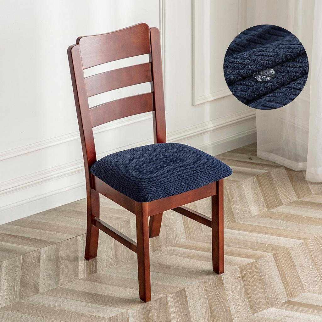 Новый настоящий водонепроницаемый чехол на стул, эластичные чехлы на стулья для столовой, дешевые моющиеся жаккардовые чехлы на стул для дома, отеля, кухни