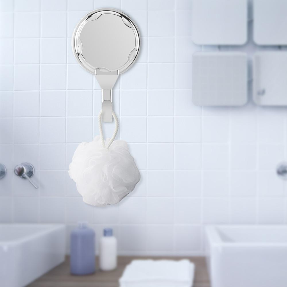 3 PCS Silver Suction Cup Hook ABS Robe Hook Versatile Towel Hook  Flat Smooth Surface