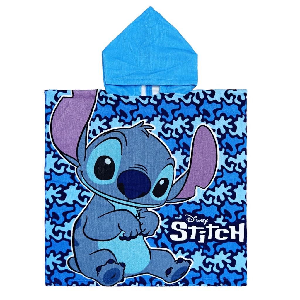 Ultra-Fine Fiber Cartoon Print Kids' Hooded Bath Towel Poncho