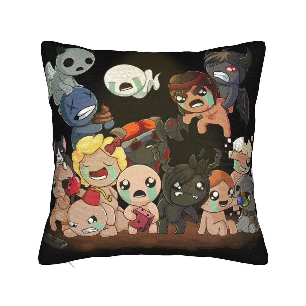 The Binding of Isaac Pillowcases Product Soft Cushion Cover Pillow Covers Car Decor Zipper Multiple Sizes
