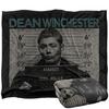 Mugshot Dean Winchester Blanket