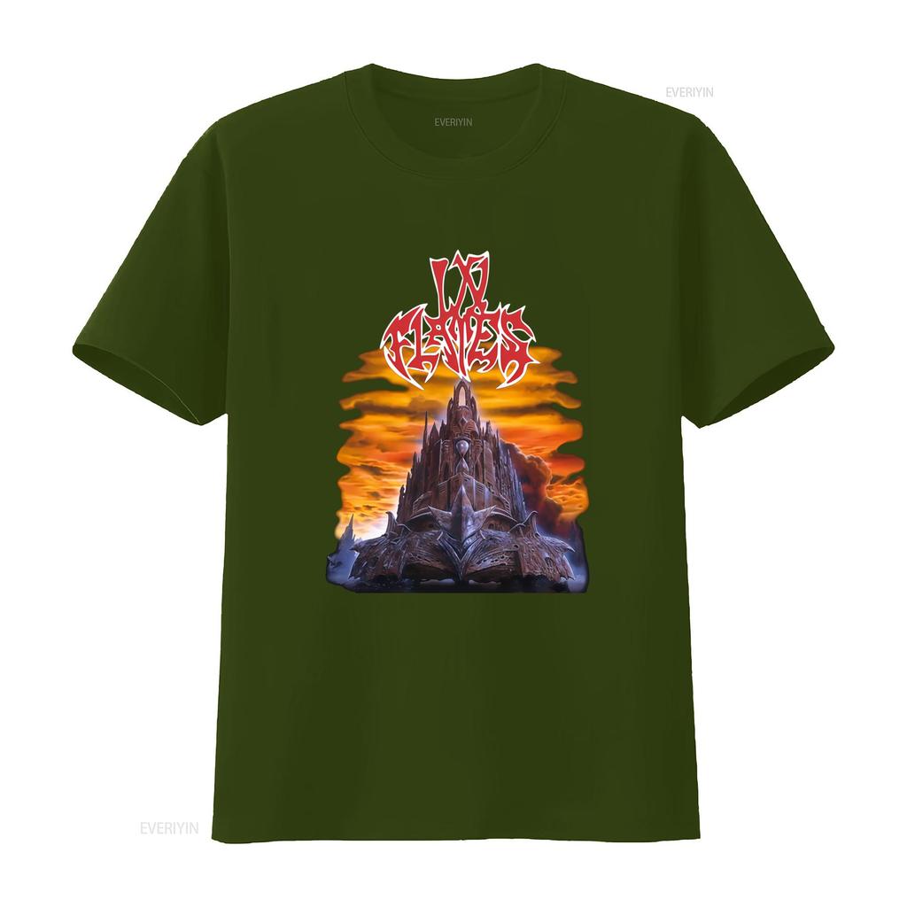 In Flames T Shirt The Jester Race Rock Concert Vintage Design Heavy Metal Band vintage Washed Versatile Slightly Unisex Soft