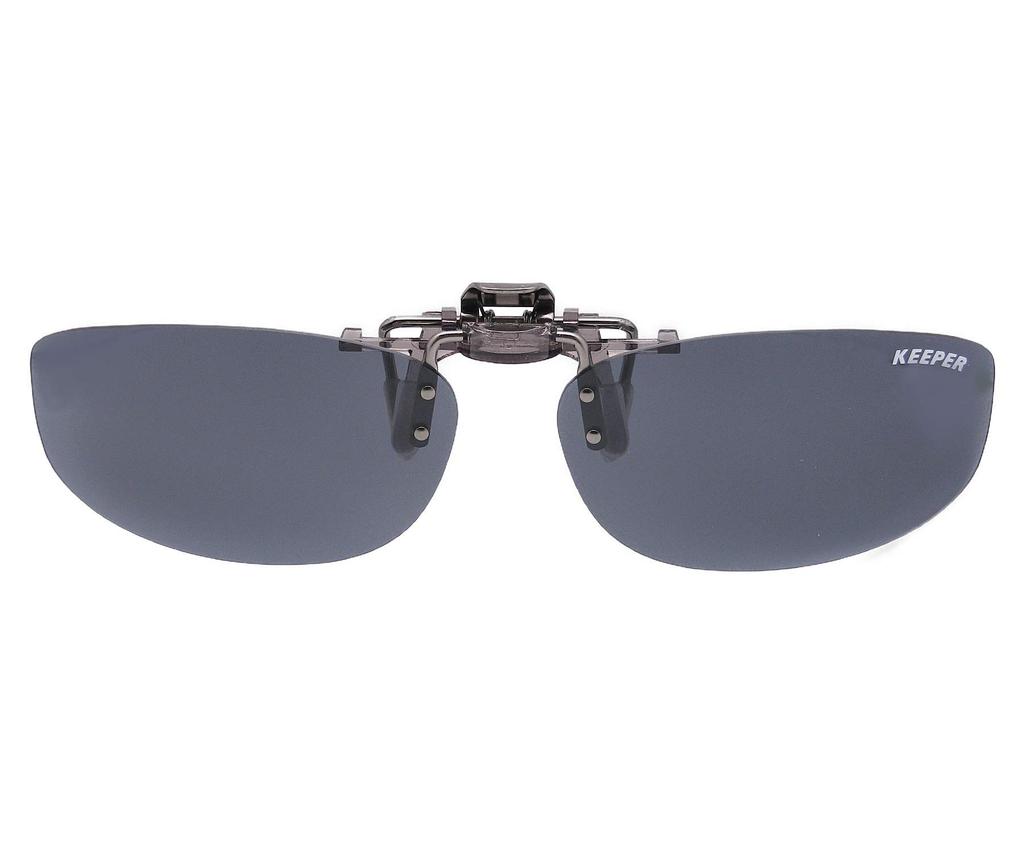Затемненные очки-клипсы Keeper Polarized Bib Made in UV Ultra Wide и 9330, Япония, Защита, Легкие, Откидной дизайн, Унисекс, Горизонтальные, (Поляризованный