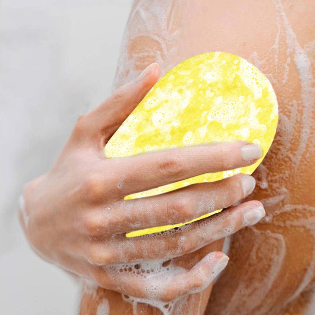Многоразовая губка для душа из пены с памятью Отшелушивающая губка для ванны Мягкое очищающее средство для пилинга Для путешествий Дома Душа Спа