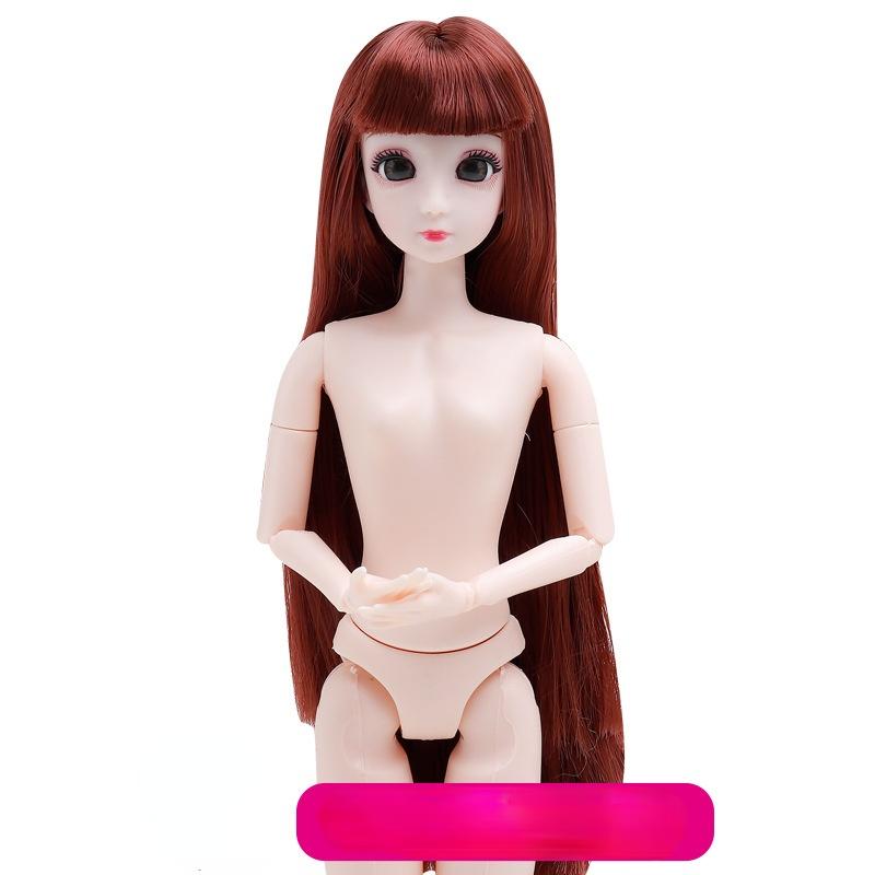 30 см 26-шарнирная кукла для девочек, обнаженные части тела, куклы с волосами, детские игрушки, 26-шарнирная кукла для девочек