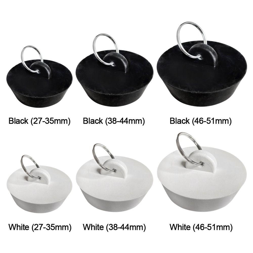 3pcs/set Useful Leakage-proof Round Sewer Drain Cover Bathroom Supplies Bathtub Stopper