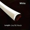 1 шт. 2 м / 78,74 дюйма Самоклеящаяся внутренняя угловая стеновая плинтусная линия Может скрывать сетевой кабель Потолочный герметик Декоративная лента Стеновая полоса ПВХ