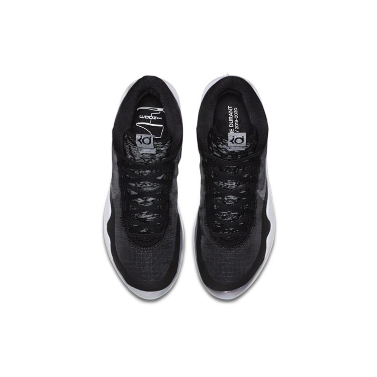 Nike Zoom KD 12 EP Кроссовки унисекс The Day One Черный металлик-серебристый-белый AR4230-001