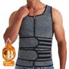 Регулируемый мужской поясной тренажер для похудения жилет для похудения корректирующее белье майки для тренировок потеря веса