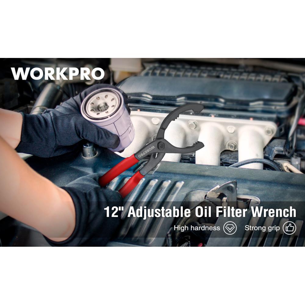 12" плоскогубцы для масляного фильтра, гаечный ключ зажимного типа, регулируемый ручной инструмент, инструмент для снятия масляного фильтра, для ремонта грузовиков и автомобилей