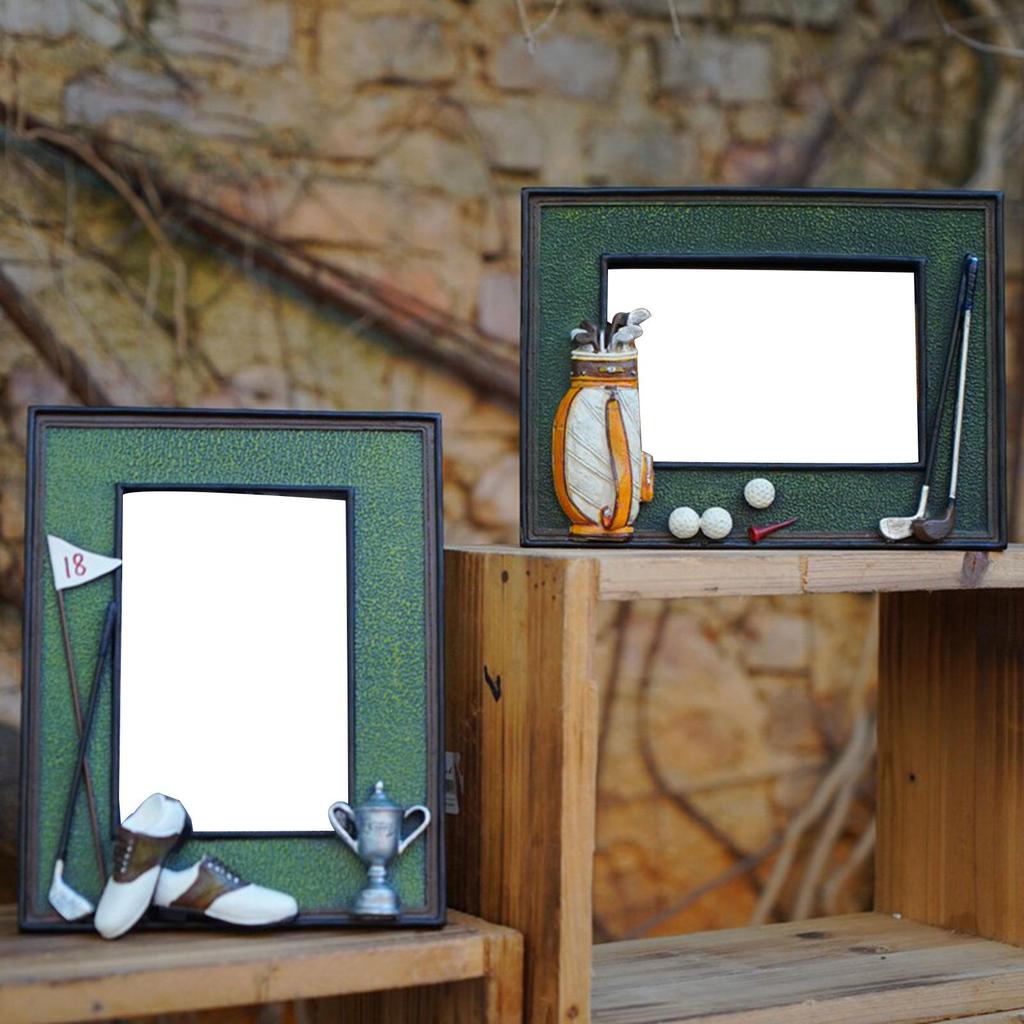 Golf Photo Display, Easy to Install Table Decoration, Display Case, Home Desktop