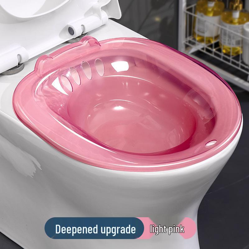 Прозрачный женский биде-раковина - Конструкция без приседания для легкого мытья нижней части тела