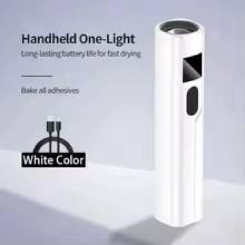 Rechargeable Mini Uv Led Nail Lamp With Smart Display Portable Fast-Drying Nail Dryer Stand For Manicure Removable Desk Uv Light