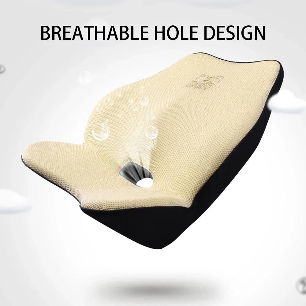 Качественный подголовник автомобиля, поддержка шеи, сиденье, дышащая защита, подушка для поясницы, хлопковая защитная подушка с автопамятью, подушка для шеи автомобиля