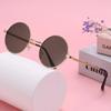 Ретро маленькие круглые солнцезащитные очки в стиле хиппи, модные круглые солнцезащитные очки в металлической оправе, очки для дискотек, яркие цвета, линзы для женщин и мужчин