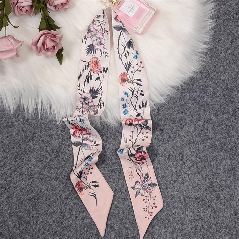 Fashion Print Hair Bands Long Hair Ribbon For Women Girls Bows Ponytail Holder Scarf Sweet Hair Accessories