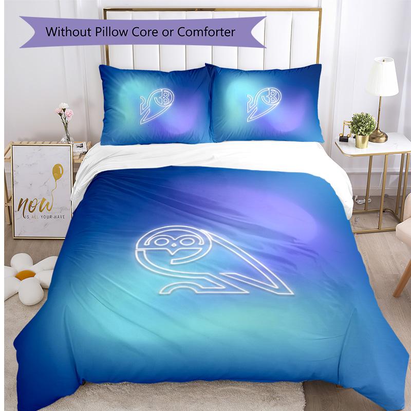 Sheffield Wednesday Football Printed 3 Pieces Bedding Set, Comfortable Skin Friendly Bedroom Duvet Cover Set