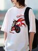 Oversized Sonic and Shadow Meme T-shirt